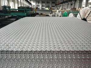 Wholesale 4x10 Ft Embossed SS Sheet Metal 316 Stainless Steel Diamond Plate 2B BA from china suppliers