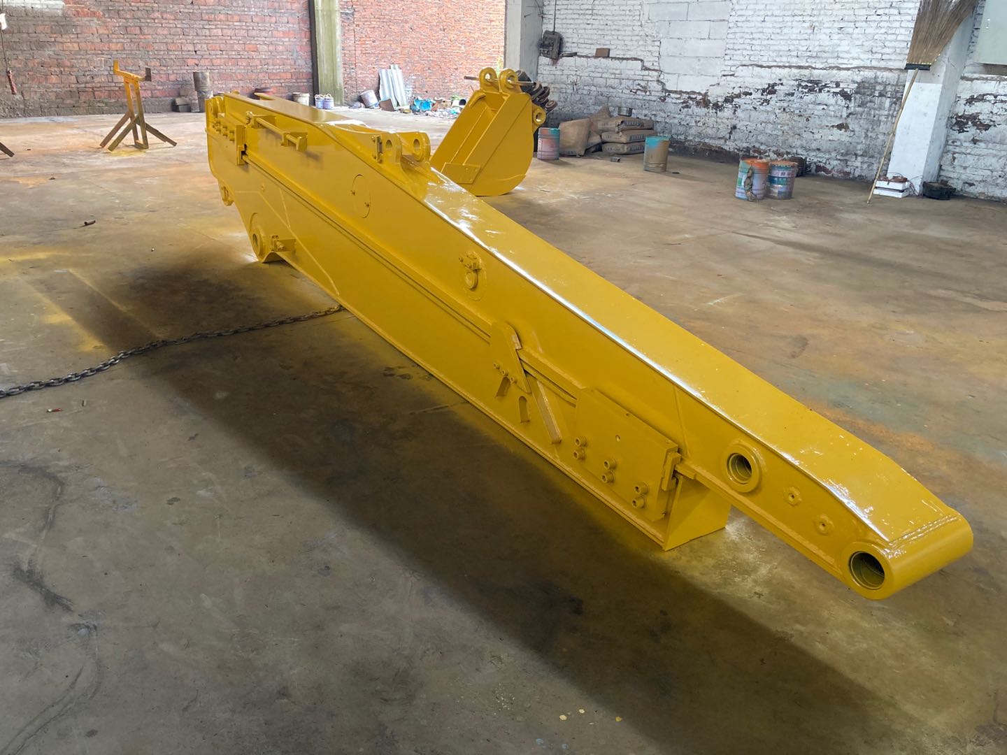 10 meters long excavator long reach boom SK200 excavator telescopic boom