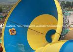 Blue Large Tornado Water Slide Games Ashland / DSM Resin For Water Park