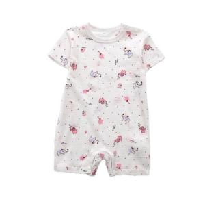 Wholesale Animal Sublimation Printing T Shirts Newborn Cotton Romper Unisex Gender from china suppliers