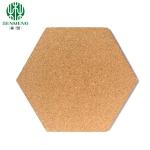 Natural Hot Sale Hexagonal Self-Adhesive Cork Board