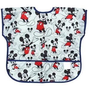 Wholesale Disney Mickey Mouse Junior Bibs , Short Sleeve Bib / Smock For 1-3 Years from china suppliers