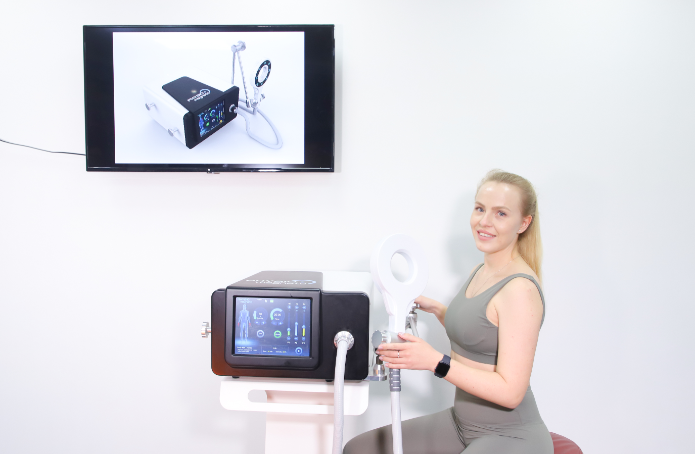 Physio Magneto Pulsed Electromagnetic Field Super Transduction Pain Relief PMST Physical Therapy Device