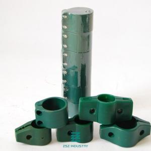 Wholesale 60x40mm Wire Fence Clips , Column Anchor Galvanised Fence Fittings from china suppliers