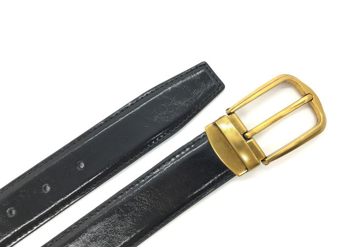 Coffee Color Mens Leather Dress Belt Removable 1-3/8" / Casual Golf Belt