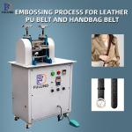 Pneumatic Leather Belt Strap Roller Embossing Machine 220V