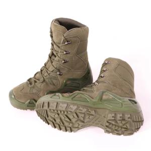Wholesale Black Brown Womens Mens Leather Military Boots 9 Inch Work Training Tactical from china suppliers