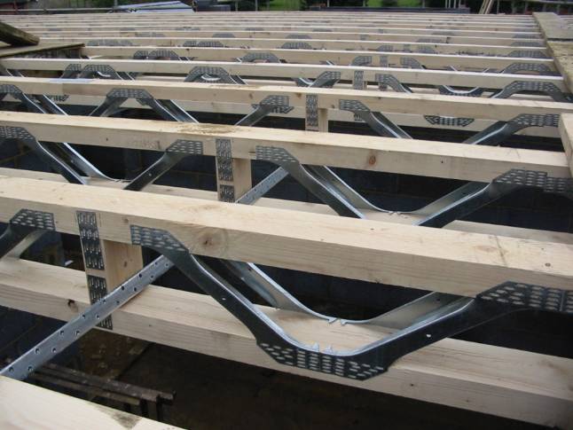 1.2mm Thickness Engineered Metal Web i Joists The Ideal Choice for Flat Roof Flooring