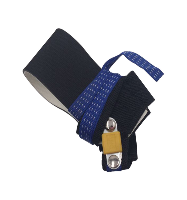 Cleanroom Esd Products Synthetic Rubber Anti Static Heel Grounder With Buckle