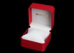 Custom Twist Display Plastic Watch Box Square White Velvet Inside High Grade