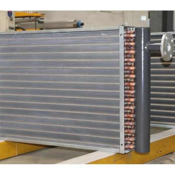 Copper Water-Cooled Condenser with Aluminum Fins for HVAC Systems