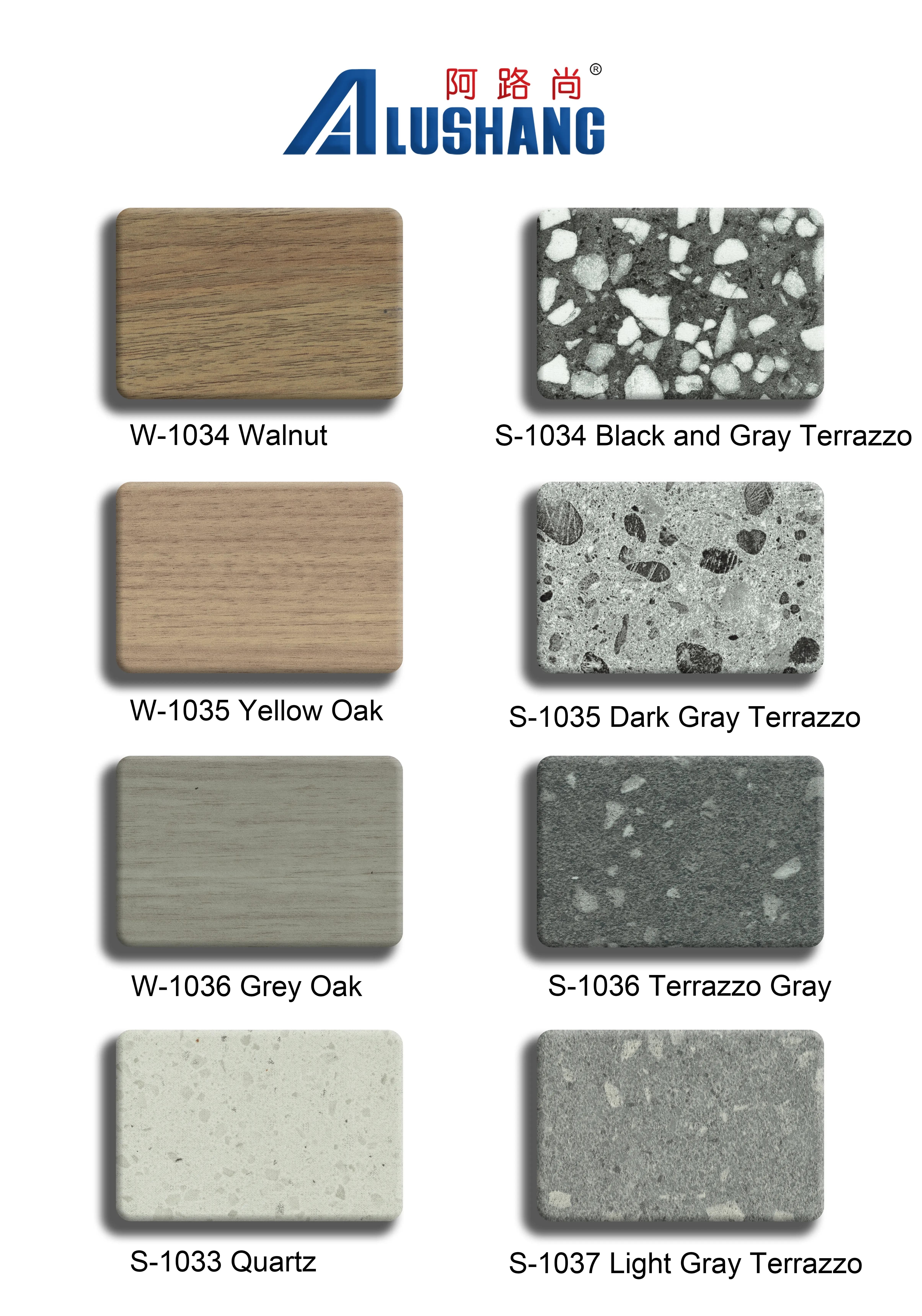 4mm 1.22x2.44m Scratch-Resistant Rough Stone Texture Aluminum Composite Panel for Exterior Cladding
