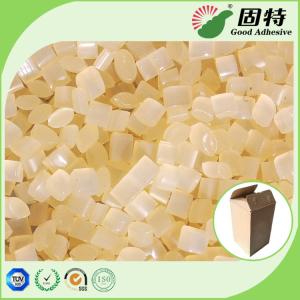 Wholesale Corrugated Box Eva Based Hot Melt Adhesive , Yellow Pressure Sensitive Glue from china suppliers