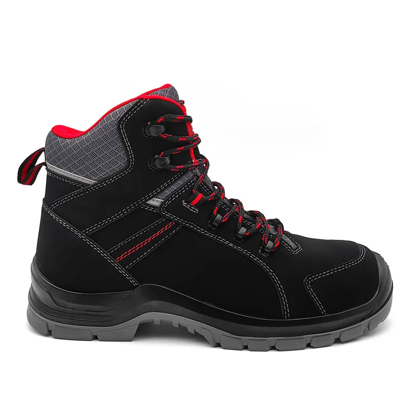 S3 Genuine Leather Safety Boots Mens Breathable Safety Shoes For Work