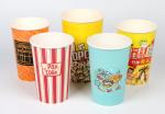 16oz Double Wall Movie Theater Disposable Paper Popcorn Buckets