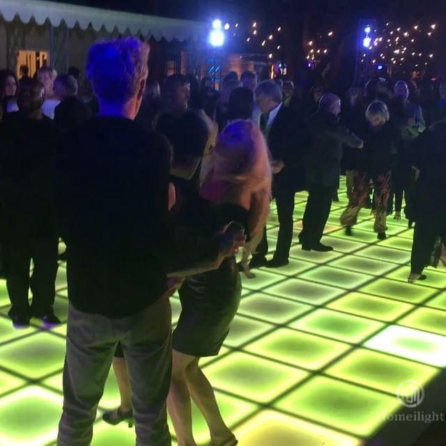 Christmas LED Dance Floor Lights for Event Single Party Year Reunion 50*50*7cm Tiles