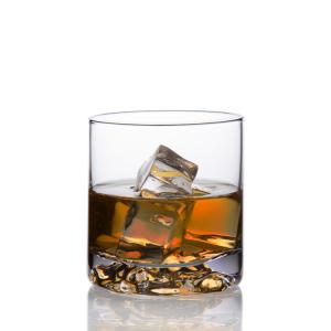 Wholesale Creative Bottom Decorative Lead Free Crystal Whiskey Glass Customized Glass from china suppliers