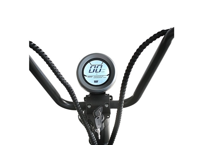 EcoRider 18inch fat tire 1500w 60v 12ah 2 Wheel Electric Scooter with double seat and EEC Certificate