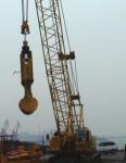 Rope Pulley Grab With Crawler Crane