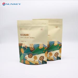 Wholesale Heat Sealed Protein Powder Ziplockk Packaging Bag Snack Nuts Matte Stand Up Food Bag from china suppliers