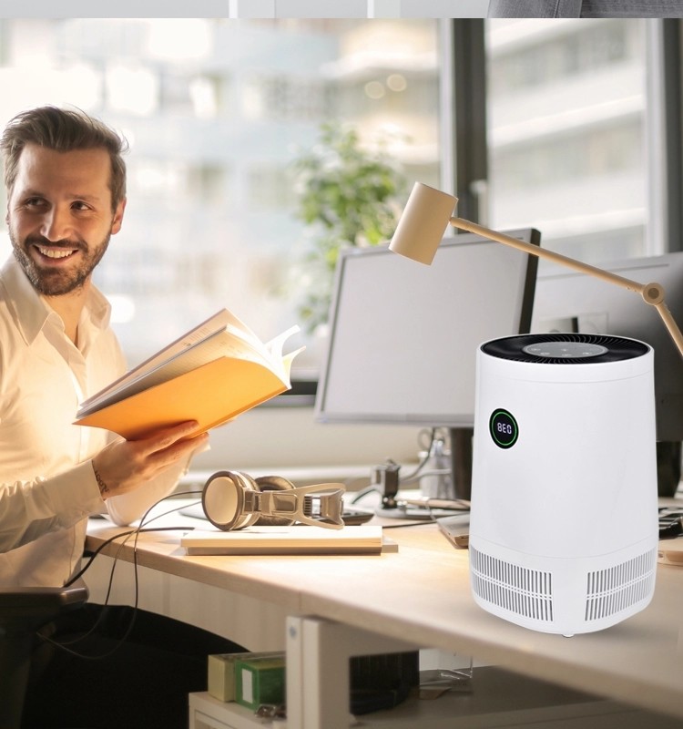Remote Control Charcoal Central Hepa Air Purifier 110M3/H 15w