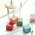 Lovely Metal Blank Picture Holder Clip Stand , Cute Metal Clip Photo Holder