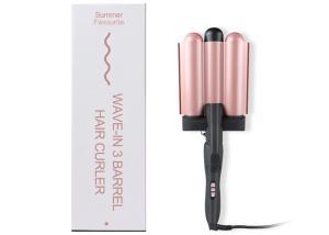 Wholesale 1.25 Inch Three Barrel Hair Waver Ceramic Body Adjustable Heat Settings from china suppliers