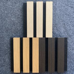 Wholesale Felt Wood Slat Acoustic Wall Panels Interior Decoration Polyester Slats from china suppliers