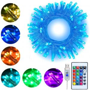 Wholesale 100 LED 33ft USB 16 Color Changing Christmas Tree Curtain Lights from china suppliers