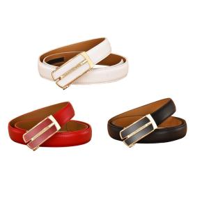 Wholesale Auto Women Skinny Leather Belt Dresses 2.3cm Famale Decoractive from china suppliers