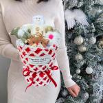 Christmas Plush Doll Bouquet Creative Snowman Gift Set for Girlfriend for