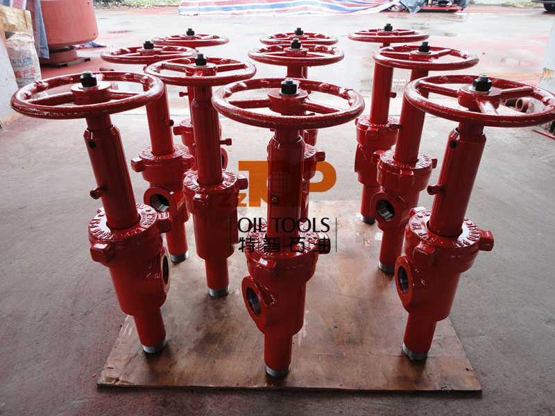 ISO Adjustable Choke Valve Well Head Valves For High Pressure Pipe Line Flow Control