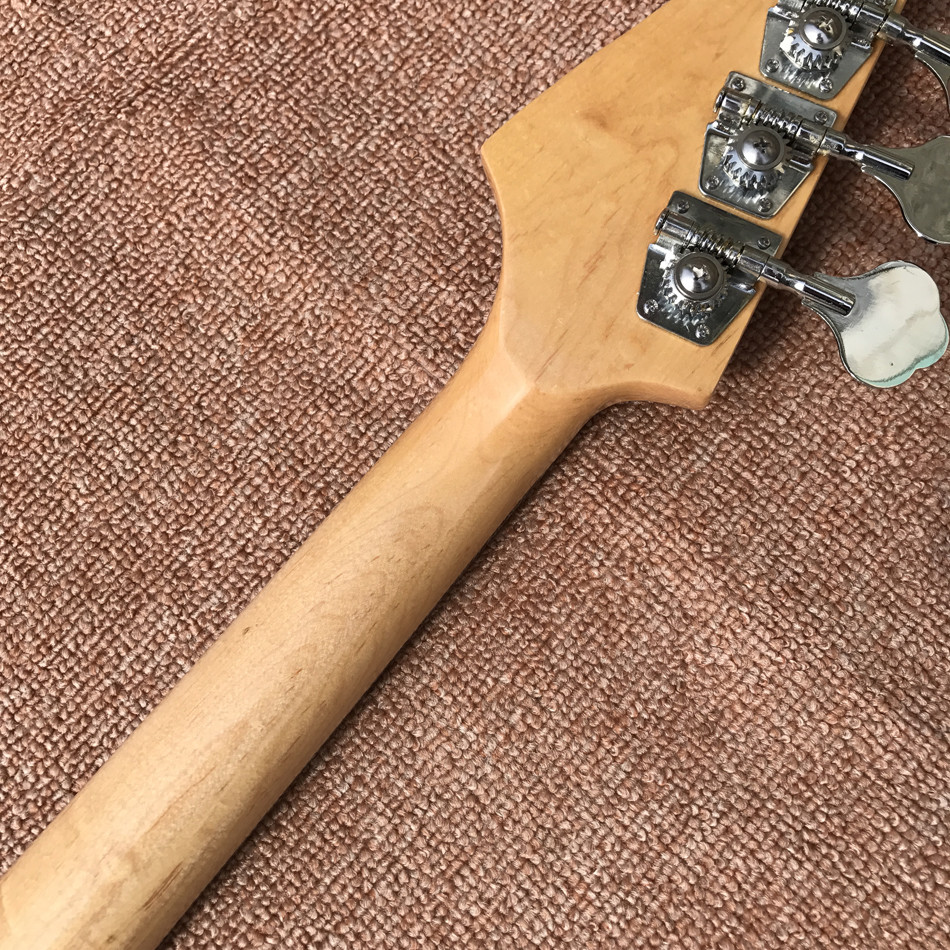 2018 new style high quality custom 4 string bass guitar, Ebony fingerboard