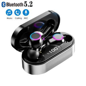 Wholesale True Wireless Bluetooth 5.2 Earbuds TWS F12 Sport Touch In Ear Bass Stereo Earphones from china suppliers