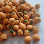 Wheat Flour Healthy Crispy Snacks Chili Coated Green Pea Crisps