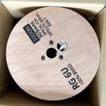 Full Copper F660 RG6 75 Ohm Coaxial Cable Tinned Copper Braid LSZH Jacket