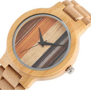 Wholesale Valentines Day Gift Bamboo Wooden Watch With Bamboo Strap And Quartz Movement from china suppliers