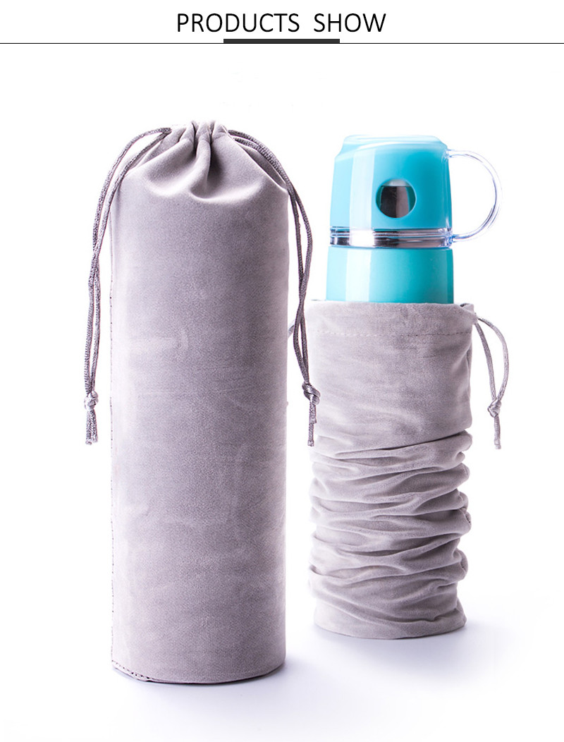 Soft Velvet Insulated Glass Champagne Bottle Cover