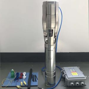 Wholesale 5 Inch Deep Well Stainless Steel Impeller Solar Submersible Pump For Agricultural Irrigation Big Flow Pump from china suppliers