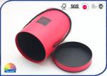 Festival Preserved Flower Package Round Paper Packaging Tube Box With Handle