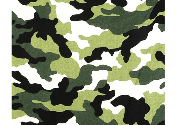Garment Sportswear Brush Camouflage Print Fabric 100% cotton