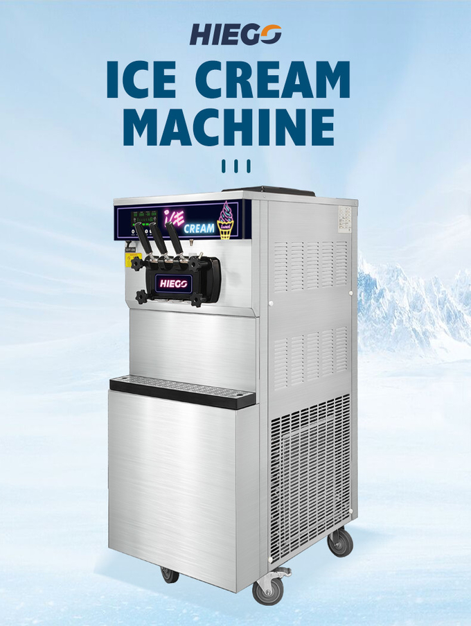 Mobile Gelato Maker Commercial 36l Hotel Commercial Ice Cream Machine