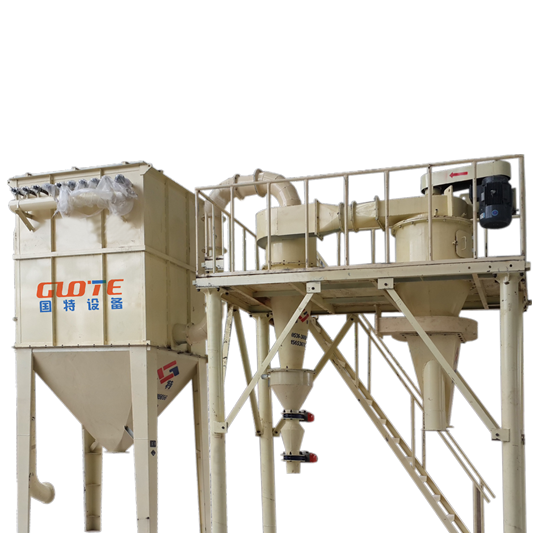 Low Energy Consumption Air Classifier for Mineral Powder Particle Distribution Control