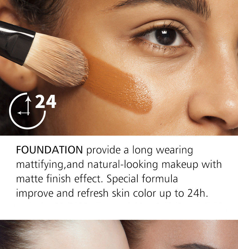 Natural Finish Foundation Liquid with Skin Loving Ingredients Full Cover Color Changing Best Foundation Makeup
