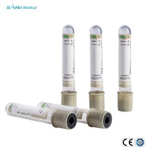 Wholesale Vacuum PET Glucose Collection Tube Grey Top Sodium Fluoride EDTA Tube from china suppliers