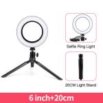 CE Aluminum Alloy 6W Desktop Selfie Ring Light