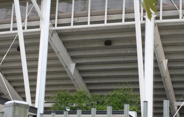 Balustrade Stainless Steel Wire Rope Mesh X Tend AISI304 Materials Mesh Aperture