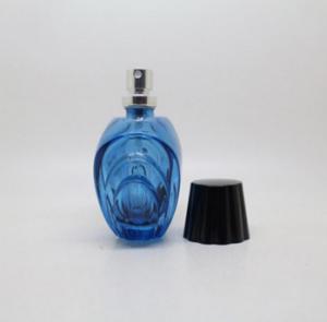 Wholesale 40ml with black cap new fashion best selling glass perfume bottle from china suppliers