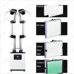 200W Hair Salon Fume Extractor White Color / Digital Display nail fume extractor
