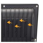 High Temperature Resistant 80lm/W 200w 100w outdoor LED Flood Light Ip65